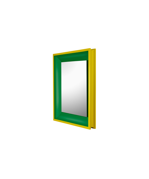 LARGE RECTANGULAR FLOATING MIRROR